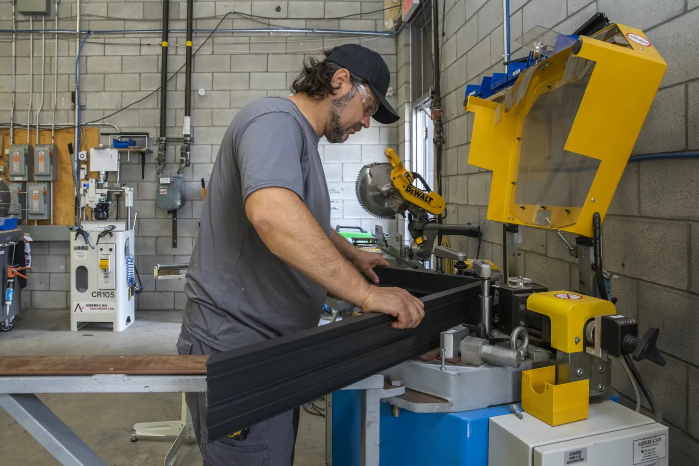 Inside the Alumalco fabrication shop